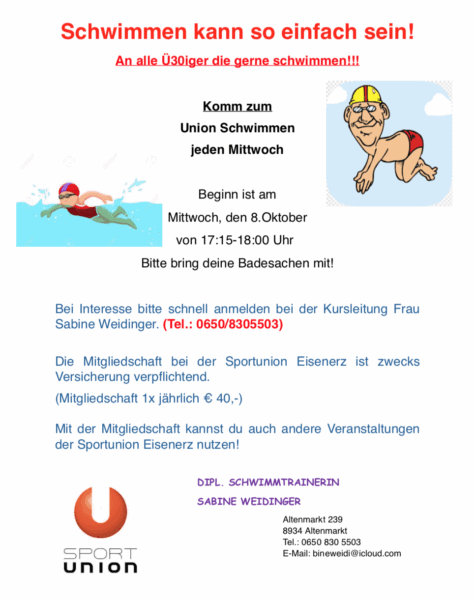 Schwimmen kann so einfach sein